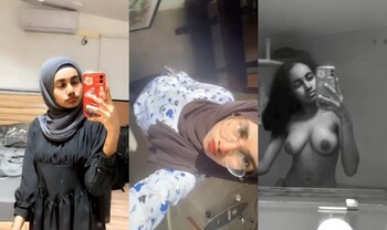 Sexy Hijabi Indian Girl Shows Boobs