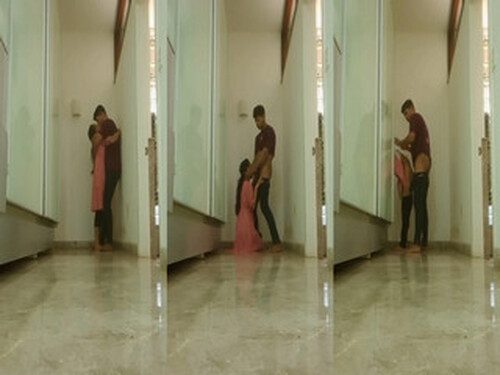 Horny Indian Girl Fucking Wild BF in Hostel Corridor