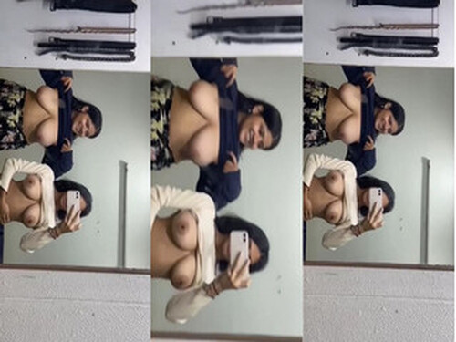 Cute Indian Girl Record Boobs Video