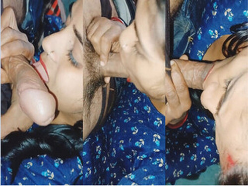 Sexy Indian Wife Sucking Dick