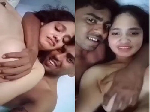 Indian Wife Boobs Pressing