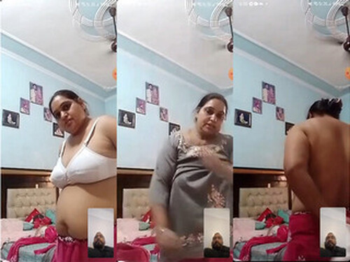 Indian Wife Changing Cloths on VC