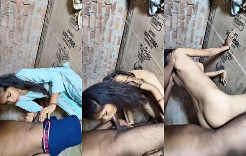 Indian Vlg Wife Blowjob and Fucking