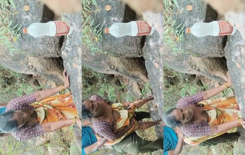 Indian paid Randi OutDoor Standing Fucking