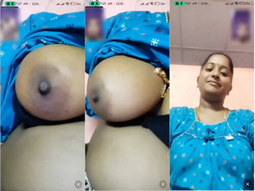 Sexy Indian Wife Shows Boobs