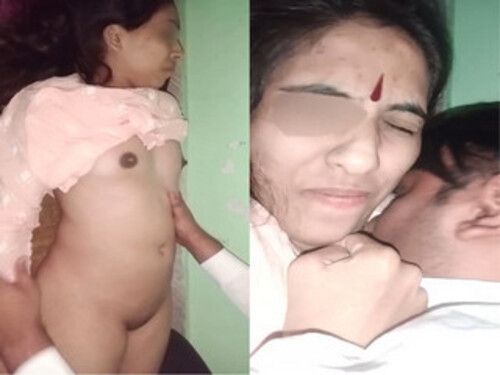 Sexy Indian Wife Boobs Pressing And Fucking