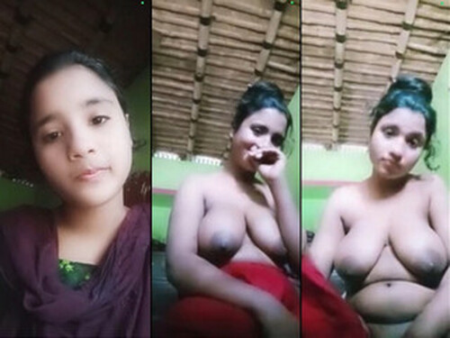 Cute Indian Vlg Girl Shows Boobs and Pussy On VC