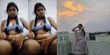 Sexy Indian Girl Shows Boobs and Fingering