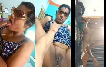 Indian Wife Blowjob and Ridding Dick