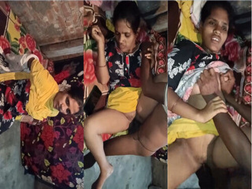 Indian Vlg Wife Boobs Pressing and Fucking