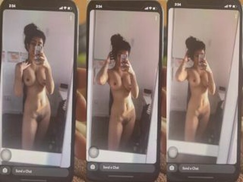 Cute Indian girl Record Selfie