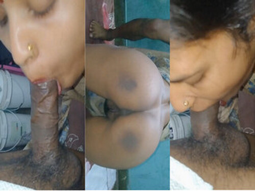 Indian Wife Blowjob and Fucking