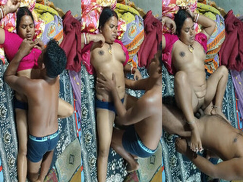 Sexy Boudi Boobs pressing and Fucking Part 2