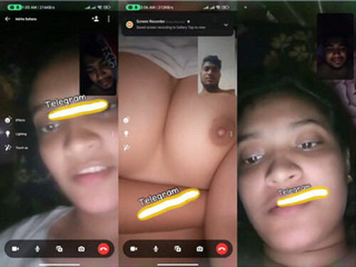 Sexy Indian girl Shows Boobs On VC