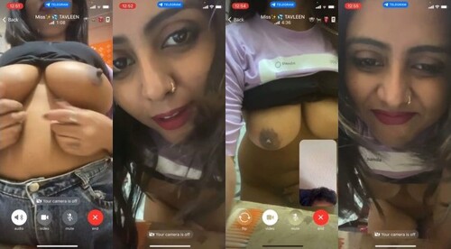 Sexy Indian Mal Shows Her Boobs On VC