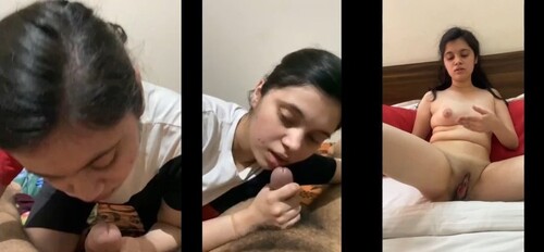 Cute Indian Girl Sucking Dick and Fucking