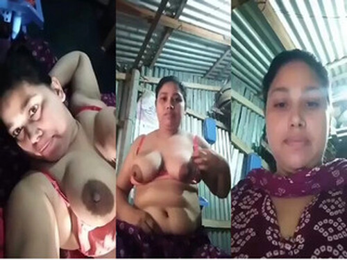 Cute Indian Vlg Wife Shows Boobs