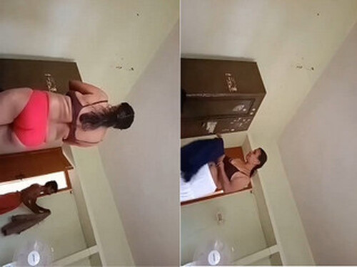 Indian Mom Changing Cloths Record By Son