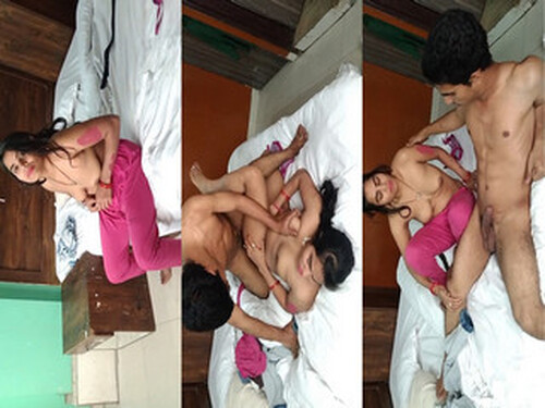 Horny Indian Wife Blowjob and Fucking