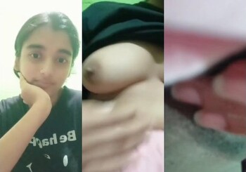 Cute Indian Girl Shows Boobs and Fingering