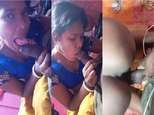 Horny Indian Wife Blowjob and Fucked In Doggy Style