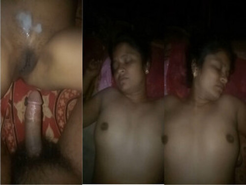 Indian Wife Fucking and Cum On Her Body