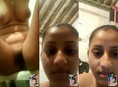 Cute Indian mall Shows Her Nude Body For Lover On VC