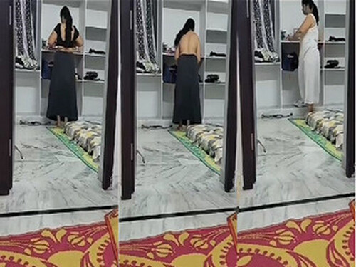 Sexy Indian Wife Changing Cloths