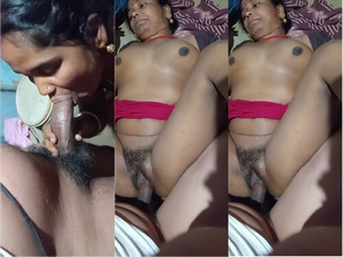 Indian Vlg Wife Blowjob and Hard Fucking Part 1