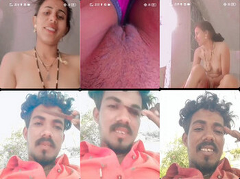 Indian Cheating Wife Shows Bathing On VC