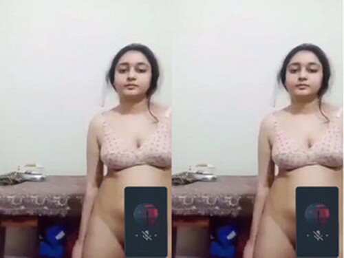 Sexy Indian Girl Striping Cloths and Shows Wet Pussy