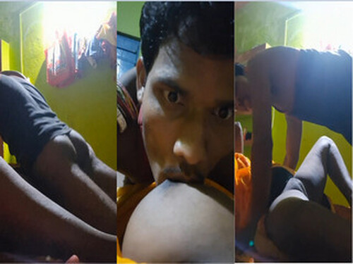 Indian Wife Boobs Sucking and FUcking