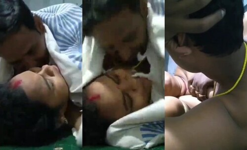 Sexy Indian Wife Boobs Pressing and Fucking