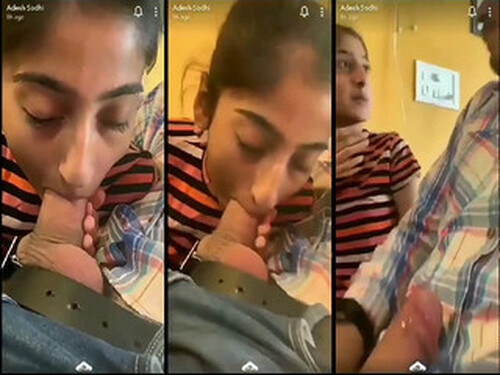 Cute Punjabi Girl Sucking Lover Dick