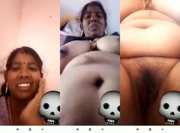 Indian Tamil Bhabhi Shows Nude Body On VC