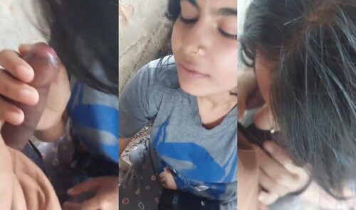Sexy Indian Girl Sucking Dick