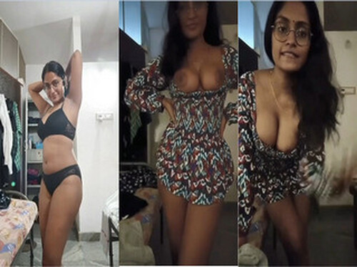 Sexy Indian Mall Shows her Boobs and Ass part 1