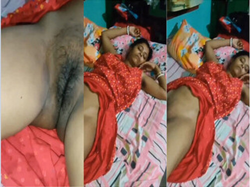 Indian Sleeping Wife Pussy Video Record By Hubby
