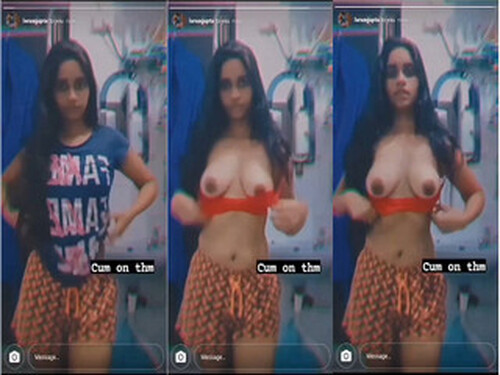 Cute Indian Girl Shows Boobs