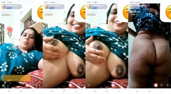 Indian Bhabhi Play With her Boobs