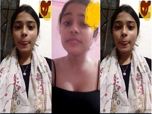 Cute Indian Girl Bathing