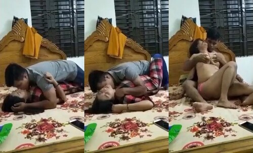 Indian Lover Romance and Boobs Pressing
