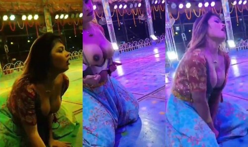 Nisha Maharana Shows Boobs On Stage Show