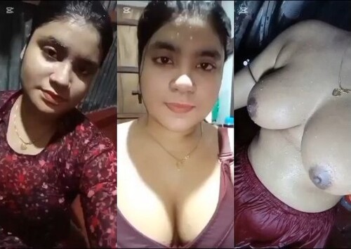 Cute Indian Vlg Girl Shows Boobs