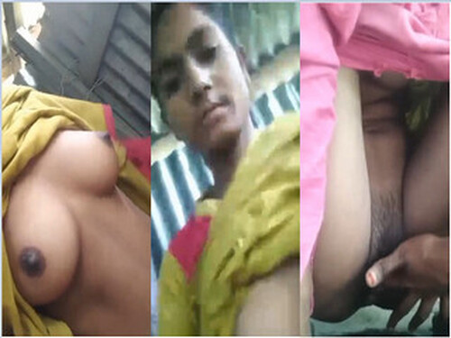 Indian Vlg Girl Shows Boobs and Fingering