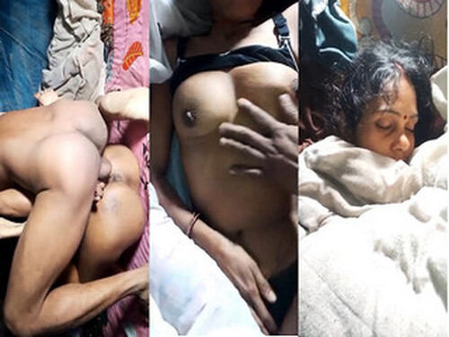 Indian Vlg Wife Boobs Pressing and Fucking