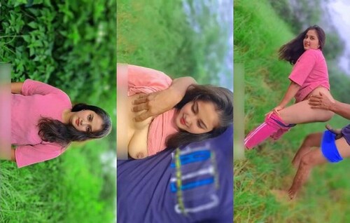 Horny Indian Wife Boobs Pressing and Standing Fucking