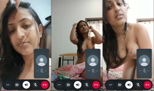 Cute Indian Girl Shows Boobs on VC