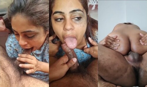 Indian Wife Blowjob and Ridding Dick