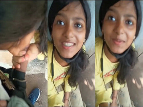 Cute Indian girl Sucking Dick